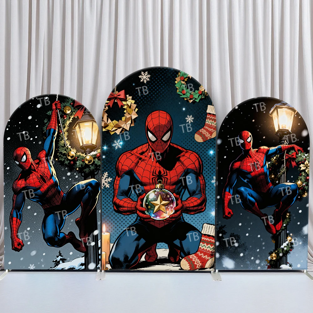 Spider-Man Arch Backdrop Cover Christmas Decor Festive Comic Night Scene Style Birthday & Baby Shower Party Photo Booth
Spider-Man Arch Backdrop Cover Christmas Decor Festive Comic Night Scene Style Birthday & Baby Shower Party Photo Booth