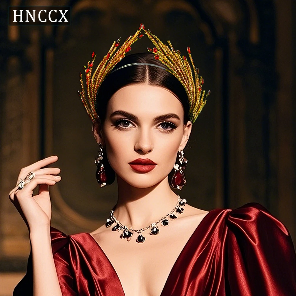 HNCCX Bride Rhinestone Hair Hoop Wedding Tiara Banquet Party Headpiece Fashion Headband Bridal Hair Accessory Holiday Gift CP849
HNCCX Bride Rhinestone Hair Hoop Wedding Tiara Banquet Party Headpiece Fashion Headband Bridal Hair Accessory Holiday Gift CP849