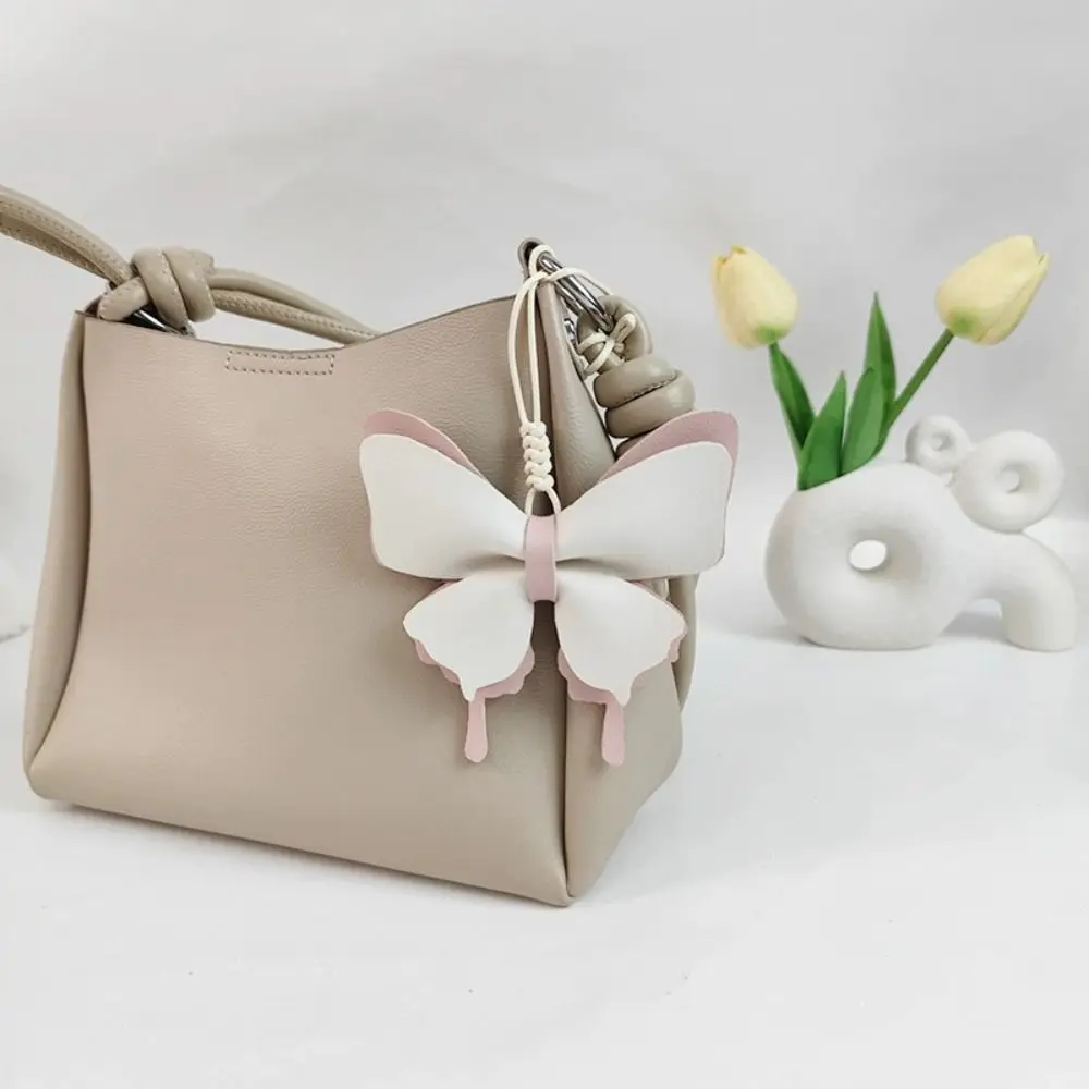 Cute Butterfly Bag Pendant Color Contrast PU Leather Fresh Backpack Decoration Exquisite Backpack Decoration Car Key Chains
Cute Butterfly Bag Pendant Color Contrast PU Leather Fresh Backpack Decoration Exquisite Backpack Decoration Car Key Chains