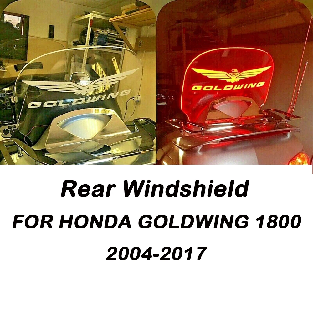 New Motorcycle Windshield Goldwing Rear Windshield For Honda Gold Wing 1800 GL1800 2004-2017 Transparent Sports Windshield
New Motorcycle Windshield Goldwing Rear Windshield For Honda Gold Wing 1800 GL1800 2004-2017 Transparent Sports Windshield