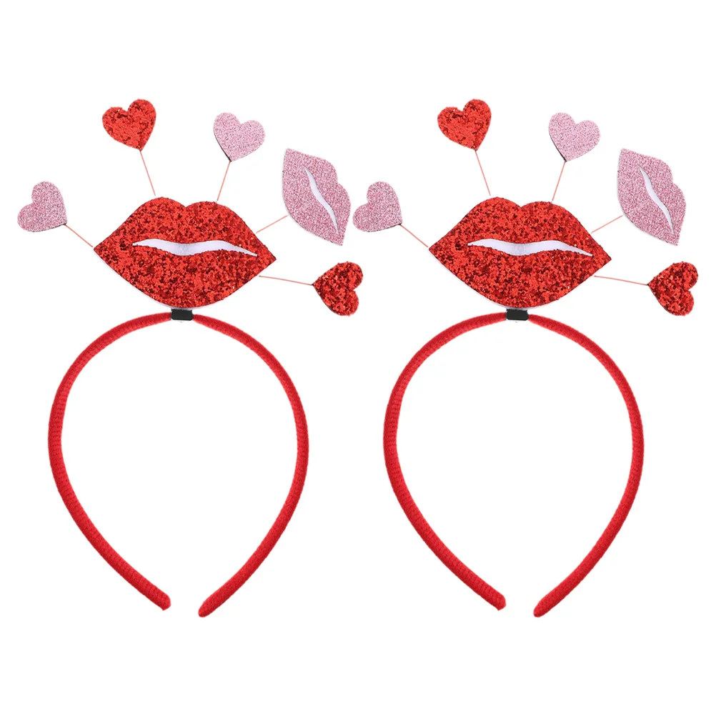 2Pcs Valentine's Day Heart Hair Bands Romantic Headbands for Weddings Parties Photo Accessories Dress Up Headband
2Pcs Valentine's Day Heart Hair Bands Romantic Headbands for Weddings Parties Photo Accessories Dress Up Headband