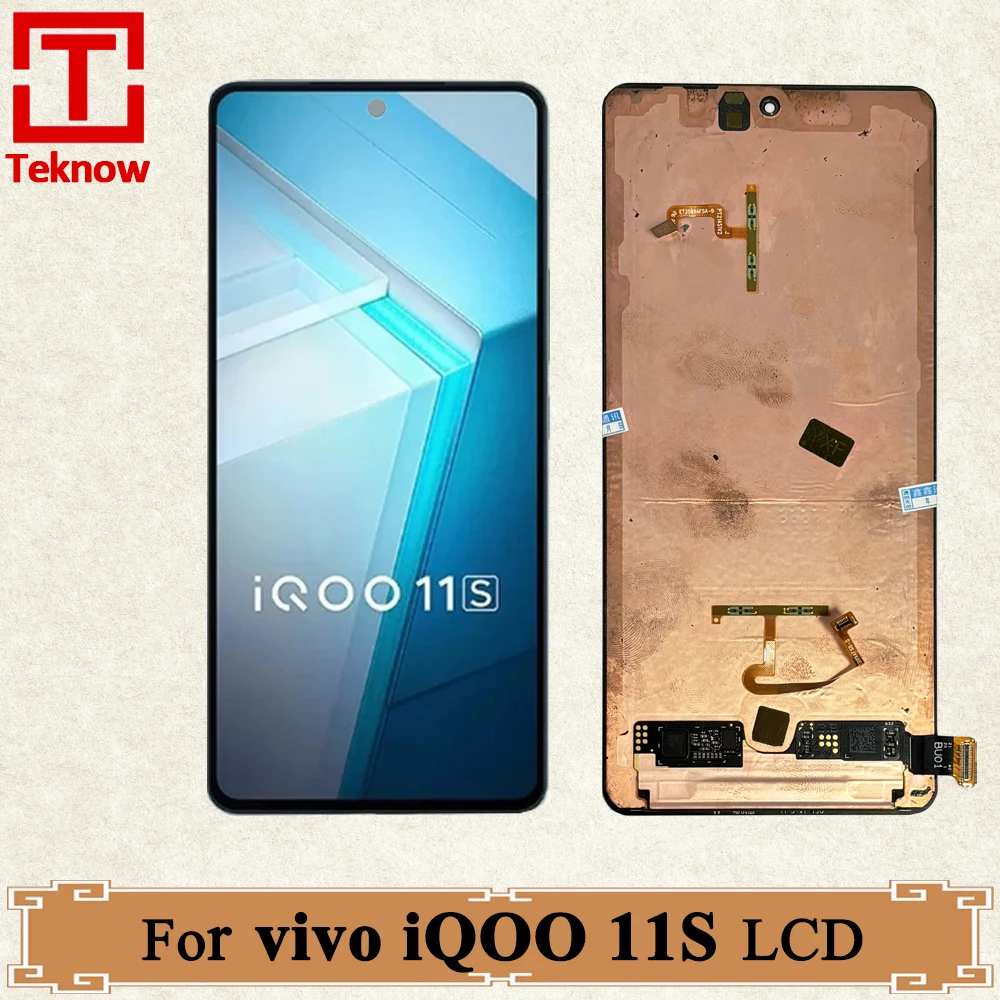 6.78" Original AMOLED For vivo iQOO 11S LCD Dislplay V2304A Touch Screen Digitizer Assembly Repalce For vivo iQOO 11 S LCD
6.78" Original AMOLED For vivo iQOO 11S LCD Dislplay V2304A Touch Screen Digitizer Assembly Repalce For vivo iQOO 11 S LCD