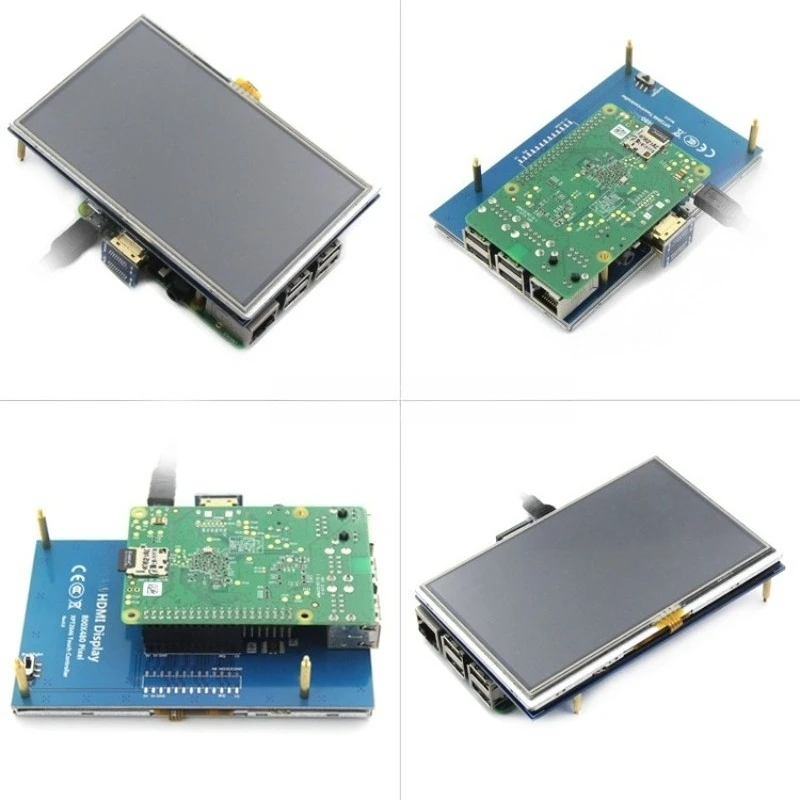 5 Inch HDMI LCD Touch Screen Display 800x480 Capacitive/Resistive Monitor for Raspberry Pi 3B+/4B
5 Inch HDMI LCD Touch Screen Display 800x480 Capacitive/Resistive Monitor for Raspberry Pi 3B+/4B