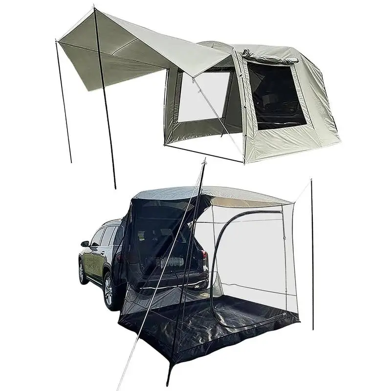 SUV Tent Oxford SUV Tent Attachment Foldable UV-Proof Car Rear Extension Tent Car Camping Road Trip Tent For Outdoor
SUV Tent Oxford SUV Tent Attachment Foldable UV-Proof Car Rear Extension Tent Car Camping Road Trip Tent For Outdoor