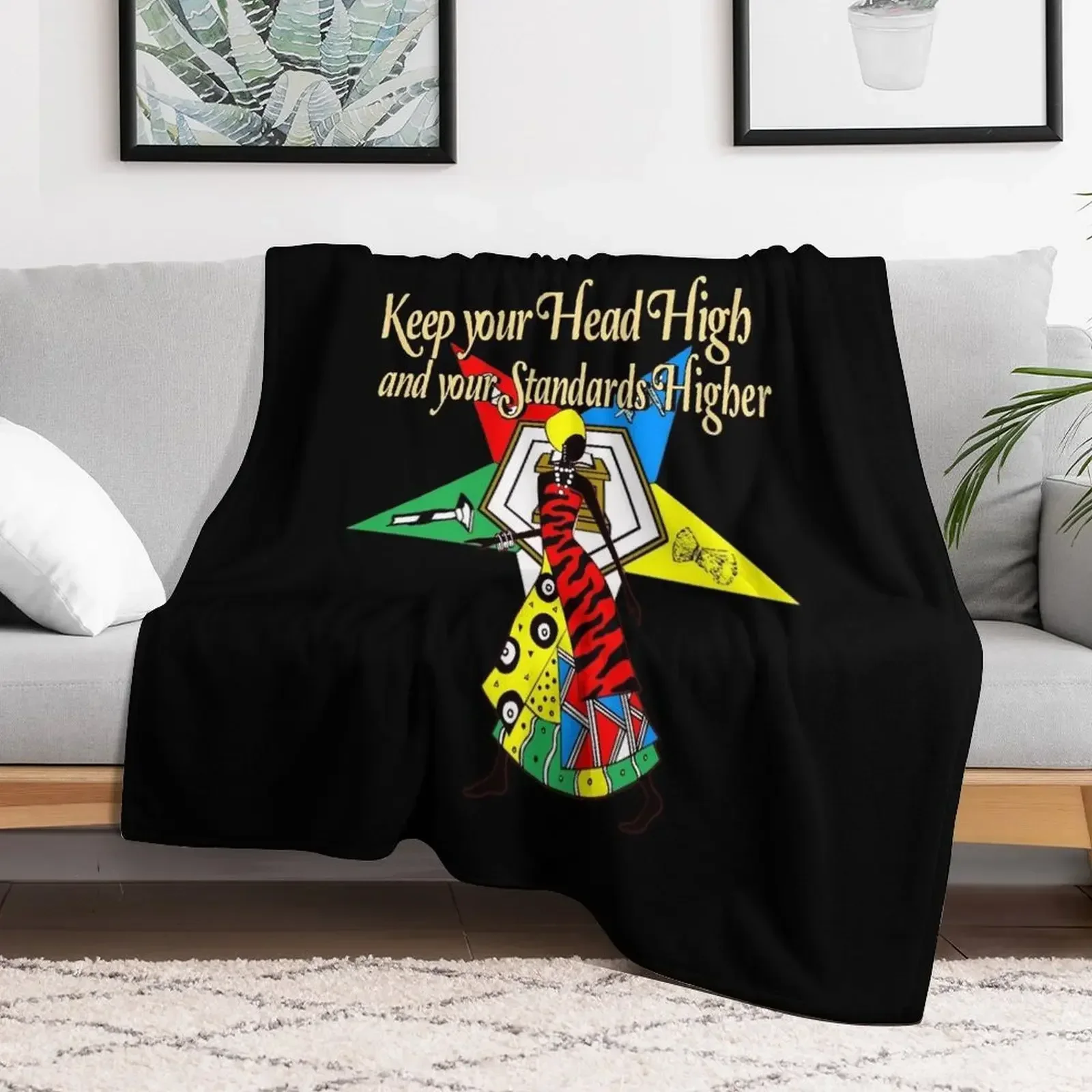 OES Style Order Of The Eastern Star Logo Sistar Keep Your Head High Throw Blanket Sofas Luxury Thicken Blankets
OES Style Order Of The Eastern Star Logo Sistar Keep Your Head High Throw Blanket Sofas Luxury Thicken Blankets