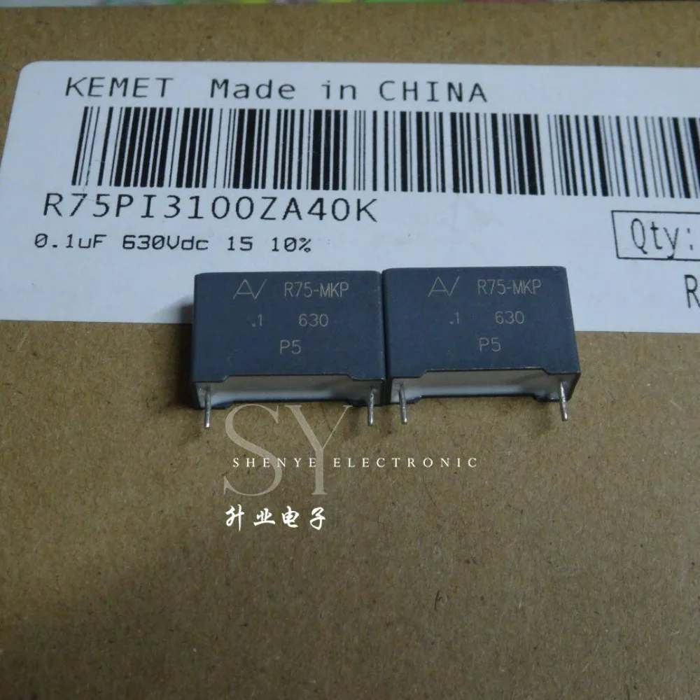 10pcs/lot AV R75 MKP 0.1uf 630V 100nf u1 104 K Brand New 15mm Film Capacitor R75PI3100ZA40K
10pcs/lot AV R75 MKP 0.1uf 630V 100nf u1 104 K Brand New 15mm Film Capacitor R75PI3100ZA40K