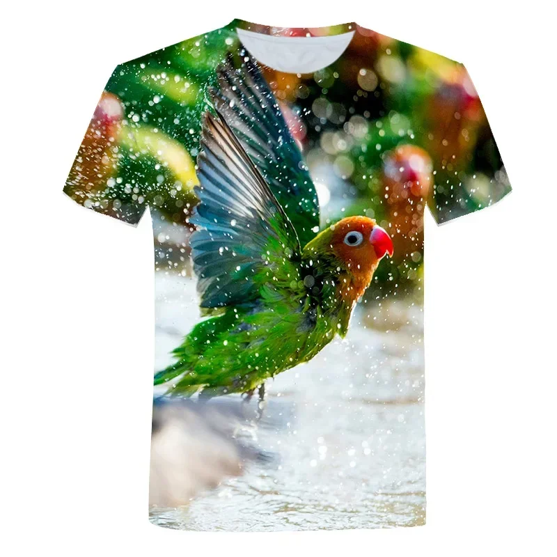 Summer Hip Hop Parrot 3D Print Casual Trend Colorful Personality Short Sleeve Fashionable Men T-shirt Casual Harajuku Tops Tees
Summer Hip Hop Parrot 3D Print Casual Trend Colorful Personality Short Sleeve Fashionable Men T-shirt Casual Harajuku Tops Tees