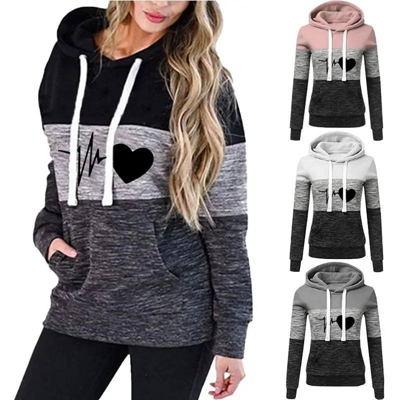 Women's Casual Long Sve Sweatirt Street Sle Love Print Hoodie Straight Cut Regular Thin Spring Season Cotton Jaet
Women's Casual Long Sve Sweatirt Street Sle Love Print Hoodie Straight Cut Regular Thin Spring Season Cotton Jaet