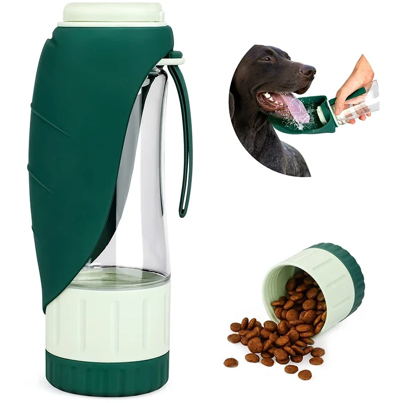 Portable Dog Water Bottle Food Container 2 In 1 Leakproof Pet Drinking Dispenser Feeder Cup For Outdoor Walking Hiking
Portable Dog Water Bottle Food Container 2 In 1 Leakproof Pet Drinking Dispenser Feeder Cup For Outdoor Walking Hiking