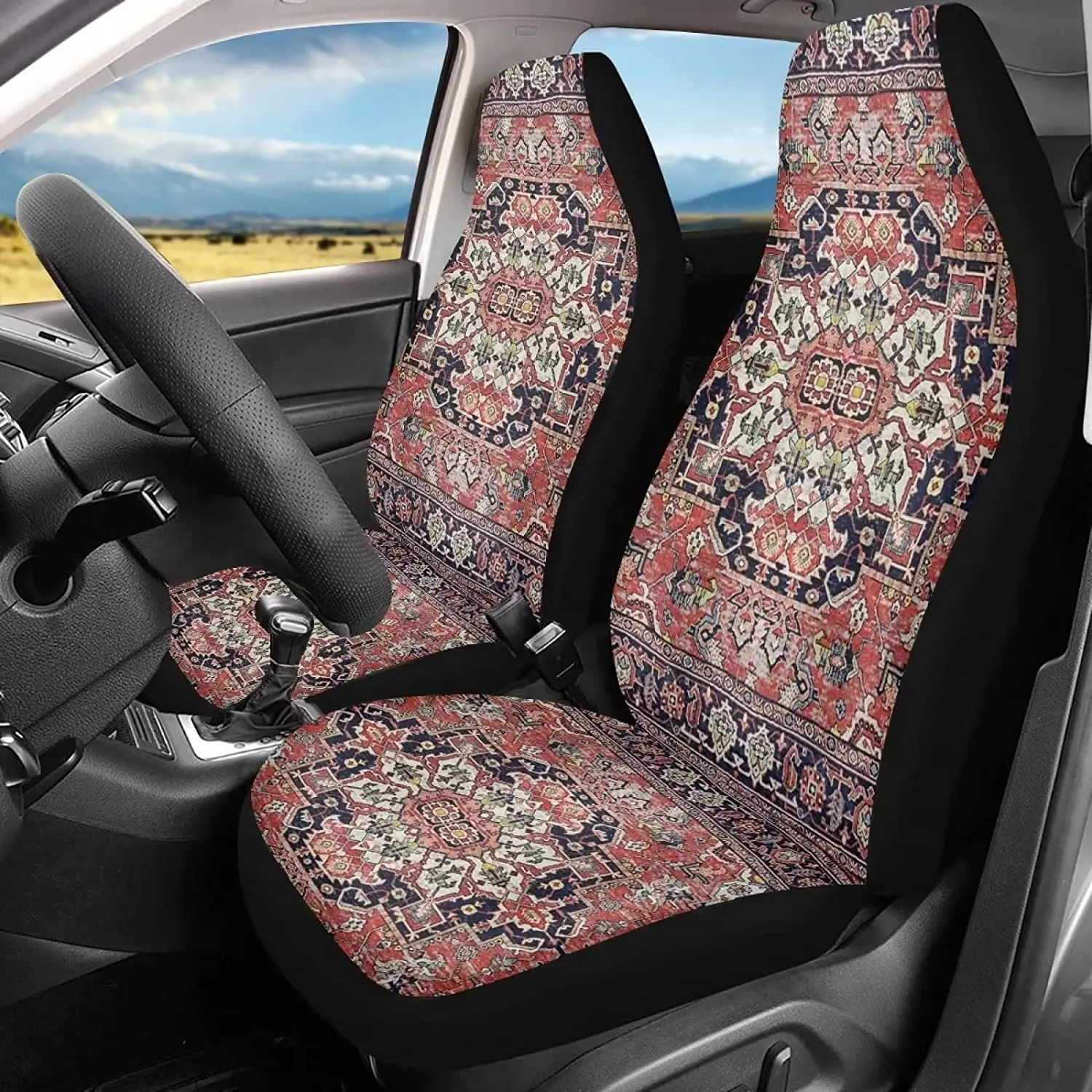 Ethnic Floral Front Car Seat Covers 2pc Retro Persian Automotive Seat Covers Car Accessories Bucket Car Seat Protector Cover
Ethnic Floral Front Car Seat Covers 2pc Retro Persian Automotive Seat Covers Car Accessories Bucket Car Seat Protector Cover