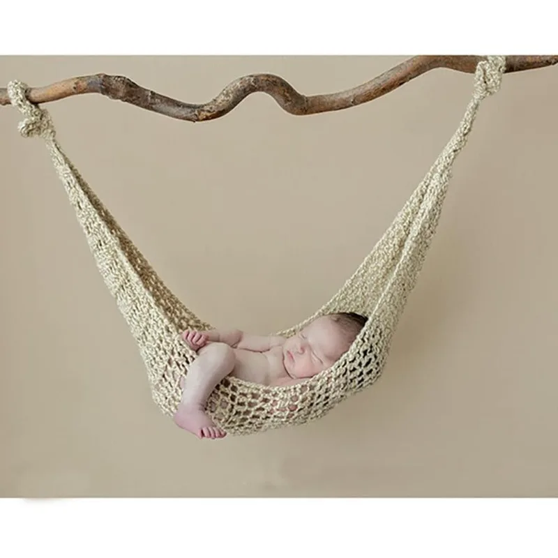 Baby Newborn Photography Props Hammock, Unisex Crochet Knitted Newborn Baby Hammock for Photo Props for 0-3 Months
Baby Newborn Photography Props Hammock, Unisex Crochet Knitted Newborn Baby Hammock for Photo Props for 0-3 Months