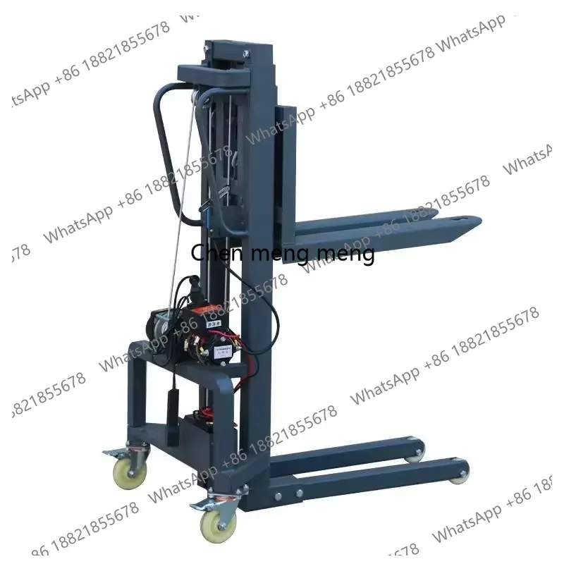 Portable Lithium Battery Forklift Stacker Small Forklift 300kg Forklift Electric Pallet Stacker
Portable Lithium Battery Forklift Stacker Small Forklift 300kg Forklift Electric Pallet Stacker