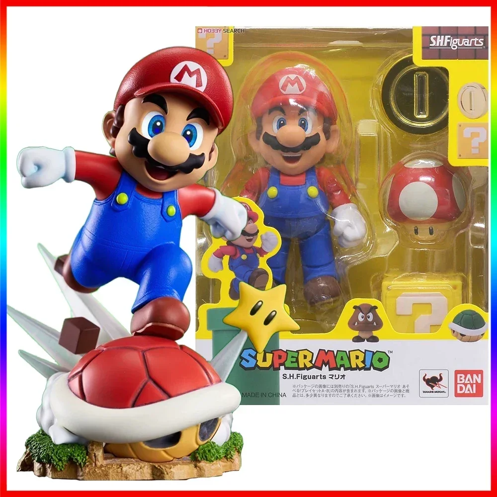 BANDAI 12 см Super Mario Bros фигурку ПВХ модель игровой персонаж Коллекционная игрушка в подарок для детей и взрослых День рождения
BANDAI 12 см Super Mario Bros фигурку ПВХ модель игровой персонаж Коллекционная игрушка в подарок для детей и взрослых День рождения