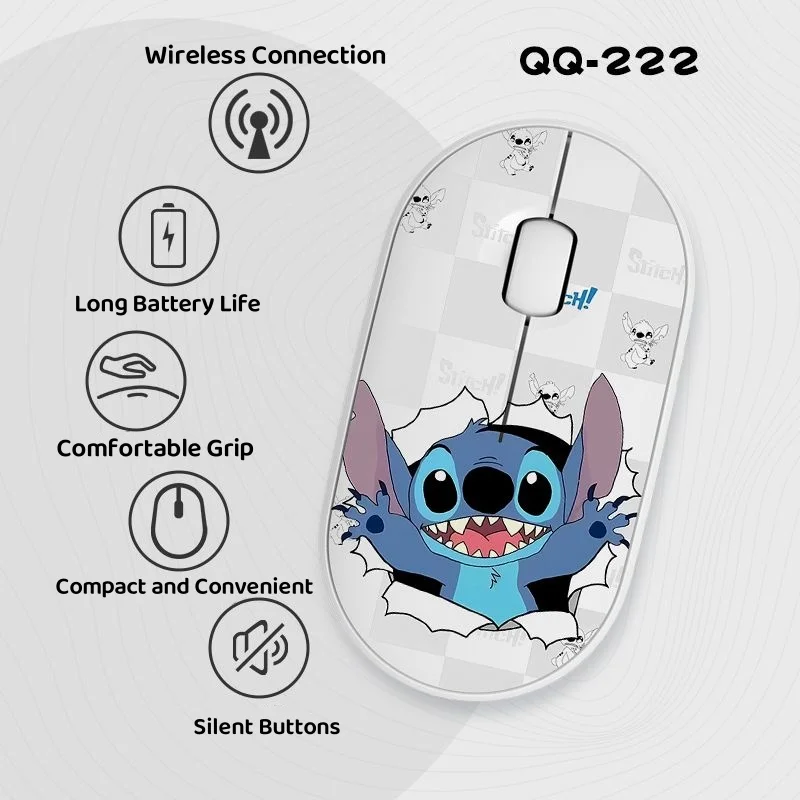 Wireless Bluetooth Mouse Cartoon Stitch Theme Silent Mouse For iPad Tablet Laptop Compute Mini Portable Cute Anime Mouse
Wireless Bluetooth Mouse Cartoon Stitch Theme Silent Mouse For iPad Tablet Laptop Compute Mini Portable Cute Anime Mouse