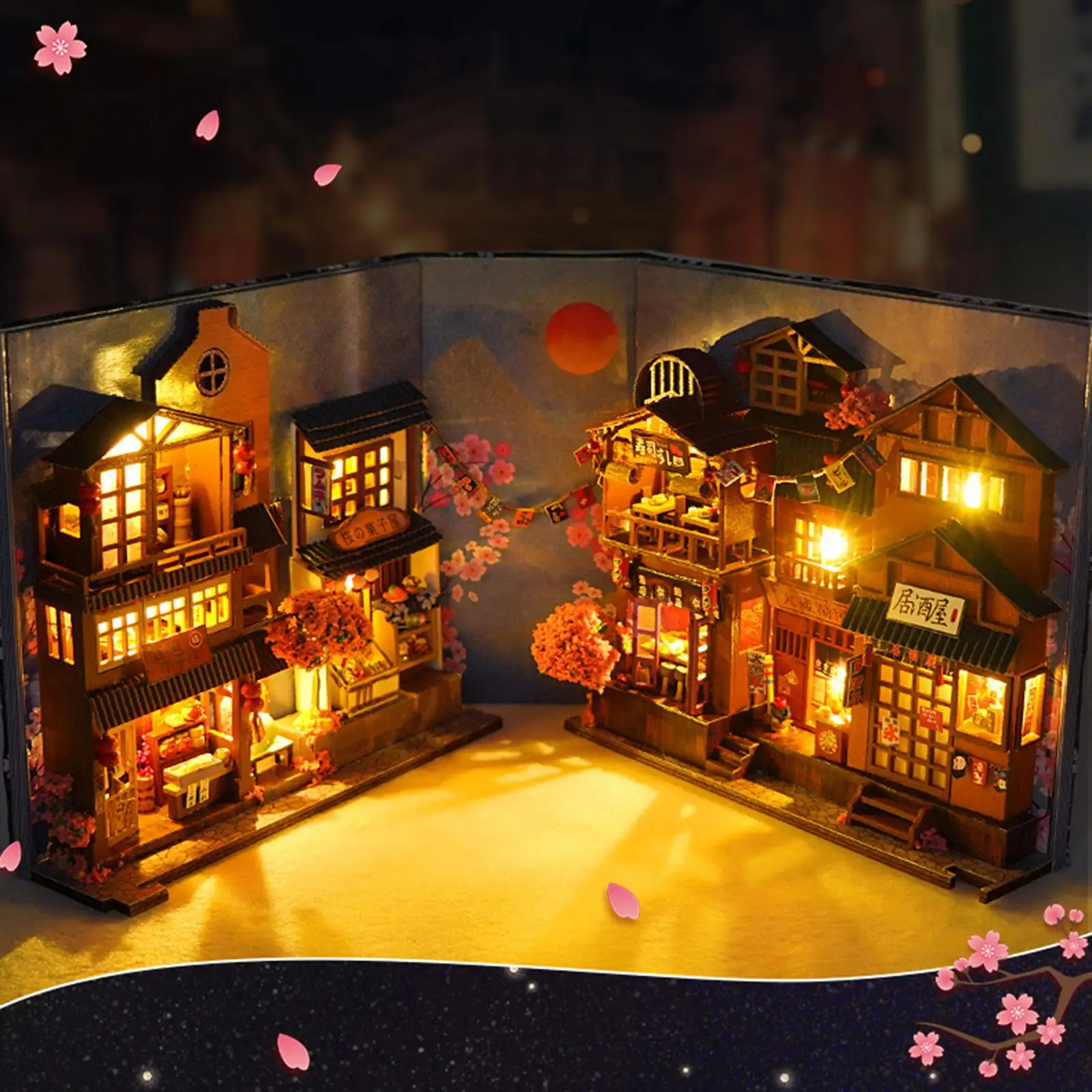 Miniature Dollhouse, with Furniture Dollhouse Decor Accessory Japanese Shop Dollhouse for Children Birthday Gifts
Miniature Dollhouse, with Furniture Dollhouse Decor Accessory Japanese Shop Dollhouse for Children Birthday Gifts