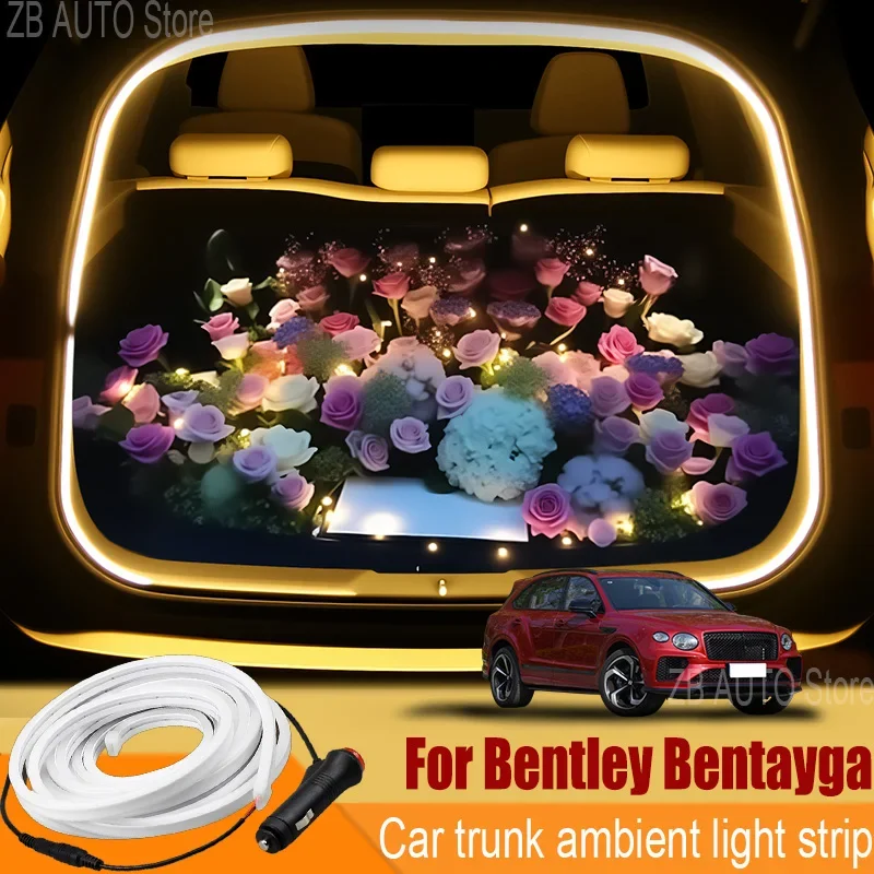 For bentley Bentayga Automobile trunk ambient light automatic sensing car interior lighting with accessories
For bentley Bentayga Automobile trunk ambient light automatic sensing car interior lighting with accessories