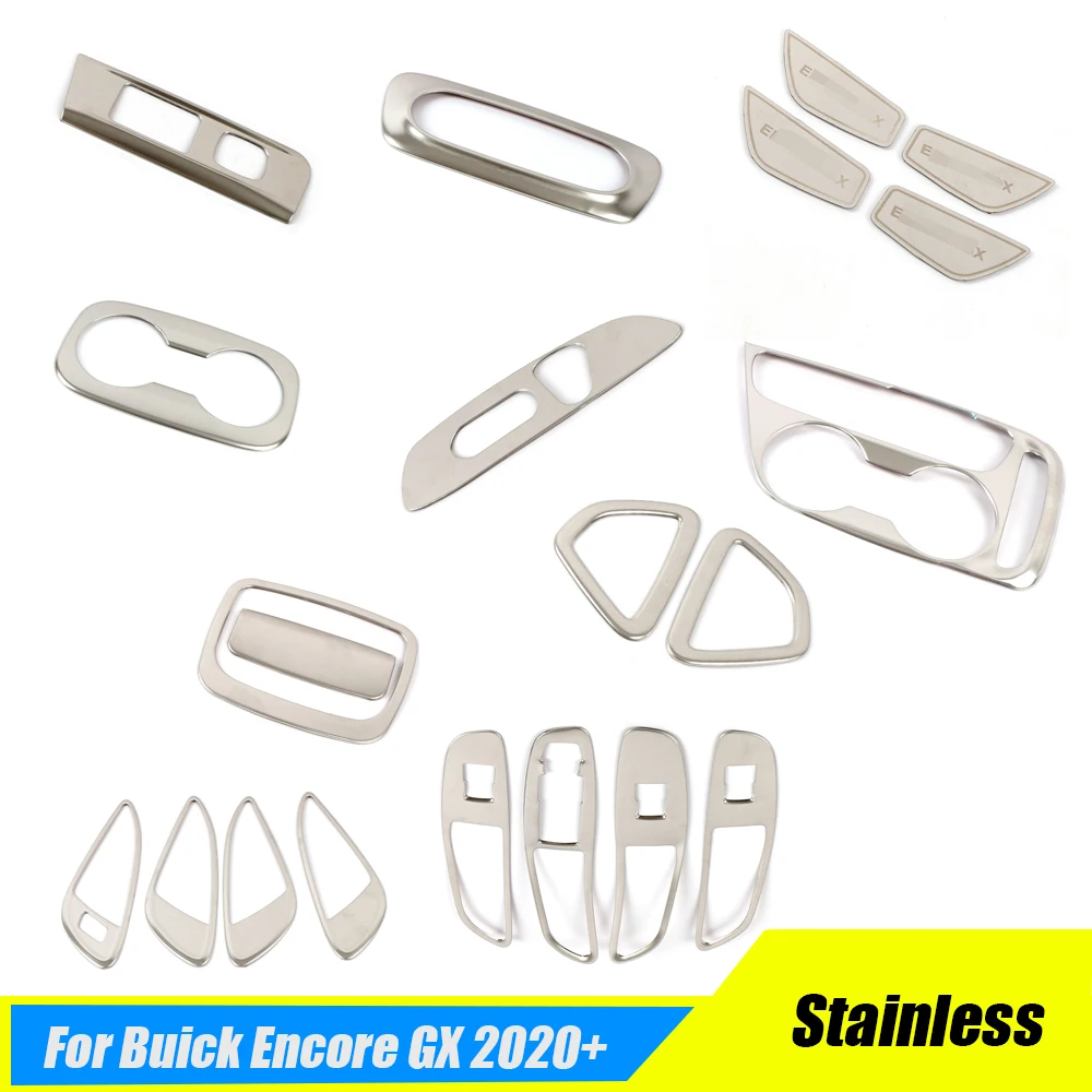 Stainless For Buick Encore GX 2020-2022 Car handle bowl glass Lift Rear Water Cup Co-pilot sticker Cover Trim Auto Accessories
Stainless For Buick Encore GX 2020-2022 Car handle bowl glass Lift Rear Water Cup Co-pilot sticker Cover Trim Auto Accessories