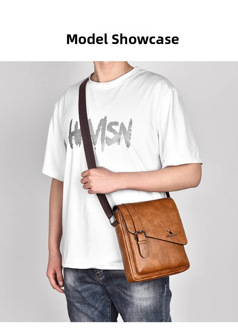 Men's Retro Casual Crossbody Bag Large Capacity Tote Bag Versatile Diagonal Hanging Bag Japanese Style Single Shoulder Bag Men's Retro Casual Crossbody Bag Large Capacity Tote Bag Versatile Diagonal Hanging Bag Japanese Style Single Shoulder Bag