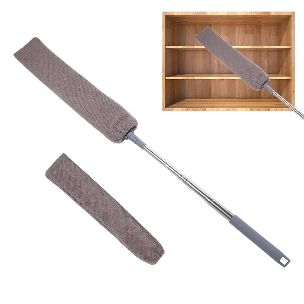 Retractable Long Handle Cleaning Mop Adjustable Microfiber Head Furniture Crevice Brush Washable Flexible Bedside Dust Cleaner
Retractable Long Handle Cleaning Mop Adjustable Microfiber Head Furniture Crevice Brush Washable Flexible Bedside Dust Cleaner