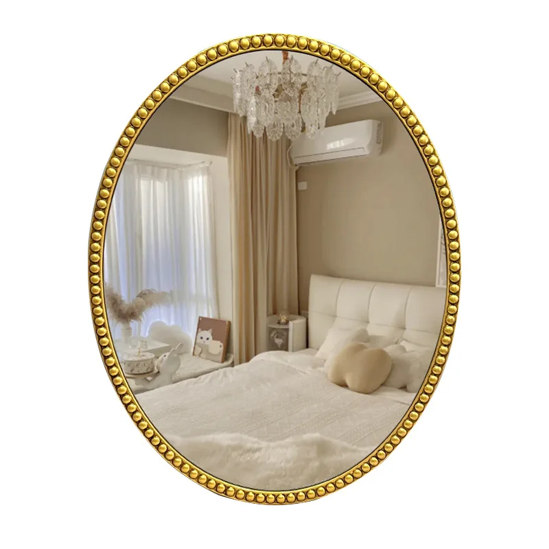 European retro, oval, bathroom mirror, toilet, American minimalist LED
European retro, oval, bathroom mirror, toilet, American minimalist LED