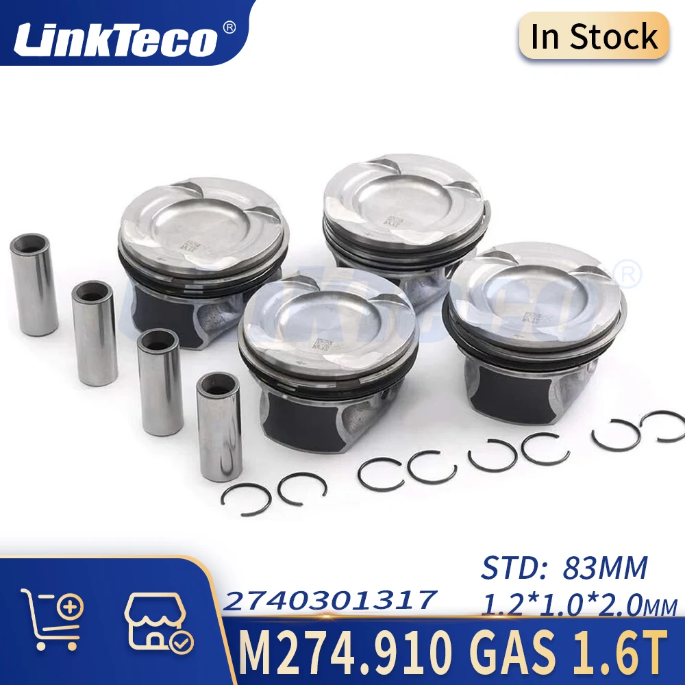 STD 0.5 Engine Pistons & Rings Set Fit 1.6 L T M274 Gas For Mercedes-Benz C180 E180 SLC180 1.6T W204 W205 C205 S205 W212 R172
STD 0.5 Engine Pistons & Rings Set Fit 1.6 L T M274 Gas For Mercedes-Benz C180 E180 SLC180 1.6T W204 W205 C205 S205 W212 R172