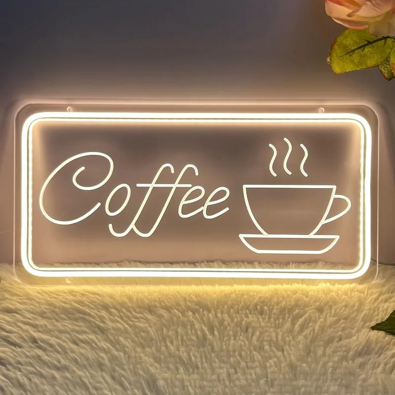 Coffee Neon Sign for Wall Decor,USB Powered 3D Carved Neon Lights for Coffee Shop,LED Signs for Business Store Bar Club Decor
Coffee Neon Sign for Wall Decor,USB Powered 3D Carved Neon Lights for Coffee Shop,LED Signs for Business Store Bar Club Decor