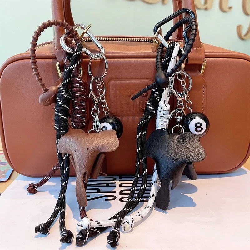 New Creative Billiard Bag Pendant Cute Leather Animal Car Keychain Gift High-end Fashion Pendant Fashion Bag Parts Accessories
New Creative Billiard Bag Pendant Cute Leather Animal Car Keychain Gift High-end Fashion Pendant Fashion Bag Parts Accessories
