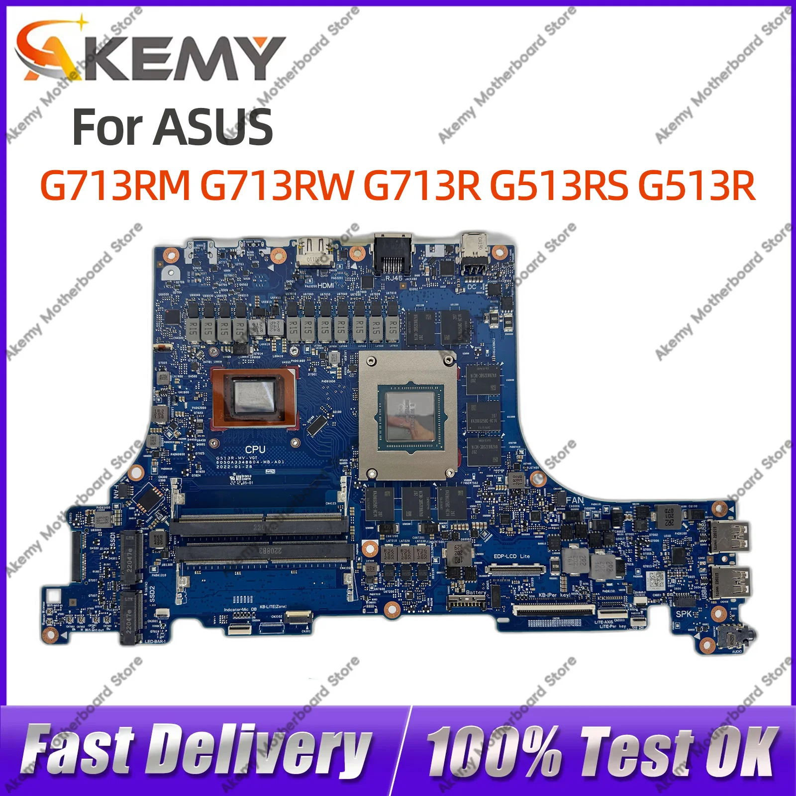 For ASUS ROG Strix G713RS Motherboard G713RM G713RW G713R G513RS G513R G513RM G513RW R7 R9 CPU RTX3060/RTX3070Ti/RTX3080
For ASUS ROG Strix G713RS Motherboard G713RM G713RW G713R G513RS G513R G513RM G513RW R7 R9 CPU RTX3060/RTX3070Ti/RTX3080
