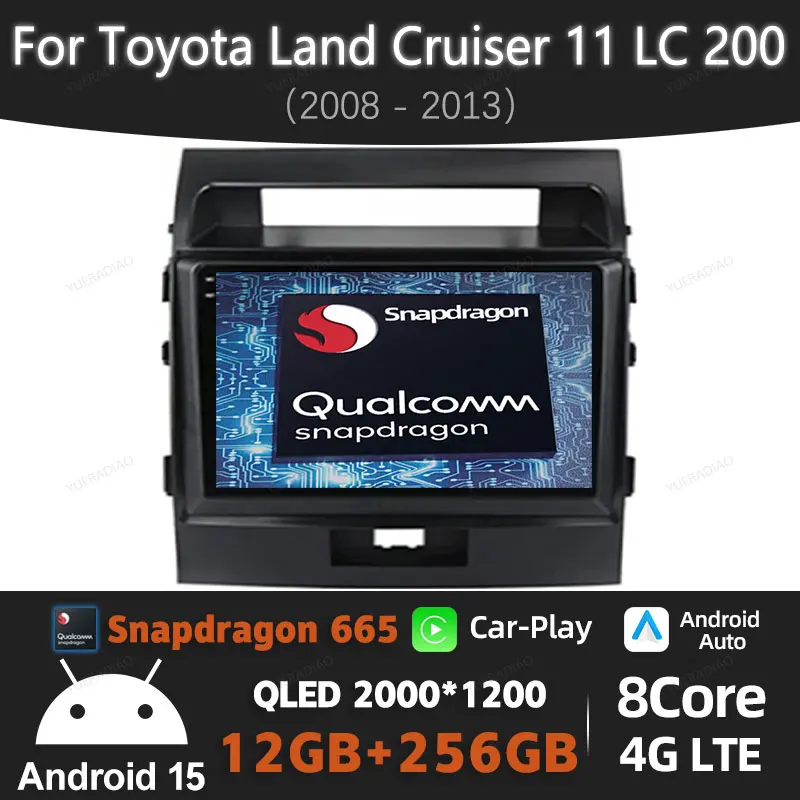 Android 15 Car Radio For Toyota Land Cruiser 11 200 2007 - 2015 Multimedia Stereo Video Player QLED Qualcomm GPS NAVI 2DIN BT
Android 15 Car Radio For Toyota Land Cruiser 11 200 2007 - 2015 Multimedia Stereo Video Player QLED Qualcomm GPS NAVI 2DIN BT