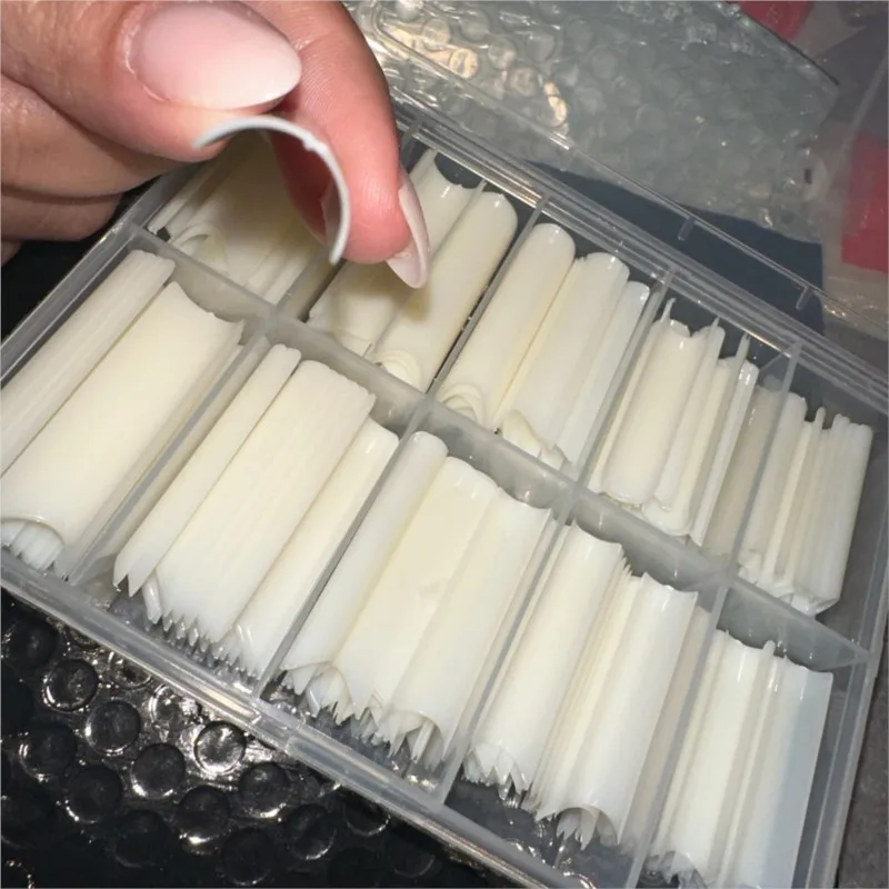 200Pcs/Box XXL C Curve Straight Length False Nails Extra Long Nature/Clear Salon False Nails Tips Half Cover French Fake Nails #
200Pcs/Box XXL C Curve Straight Length False Nails Extra Long Nature/Clear Salon False Nails Tips Half Cover French Fake Nails #