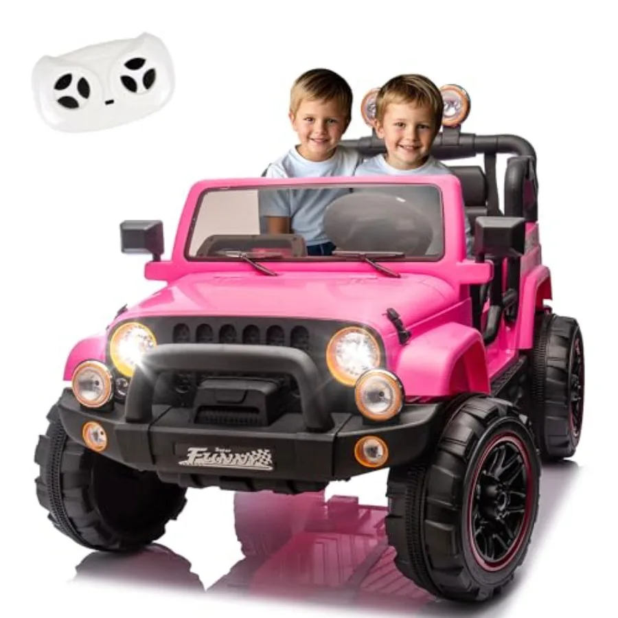 24V 2-Seater Ride on Jeep Car, Strong Motor Electric Vehicles W/Parents Control, Ride on Toys for Big with 4-Wheels Suspension,
24V 2-Seater Ride on Jeep Car, Strong Motor Electric Vehicles W/Parents Control, Ride on Toys for Big with 4-Wheels Suspension,