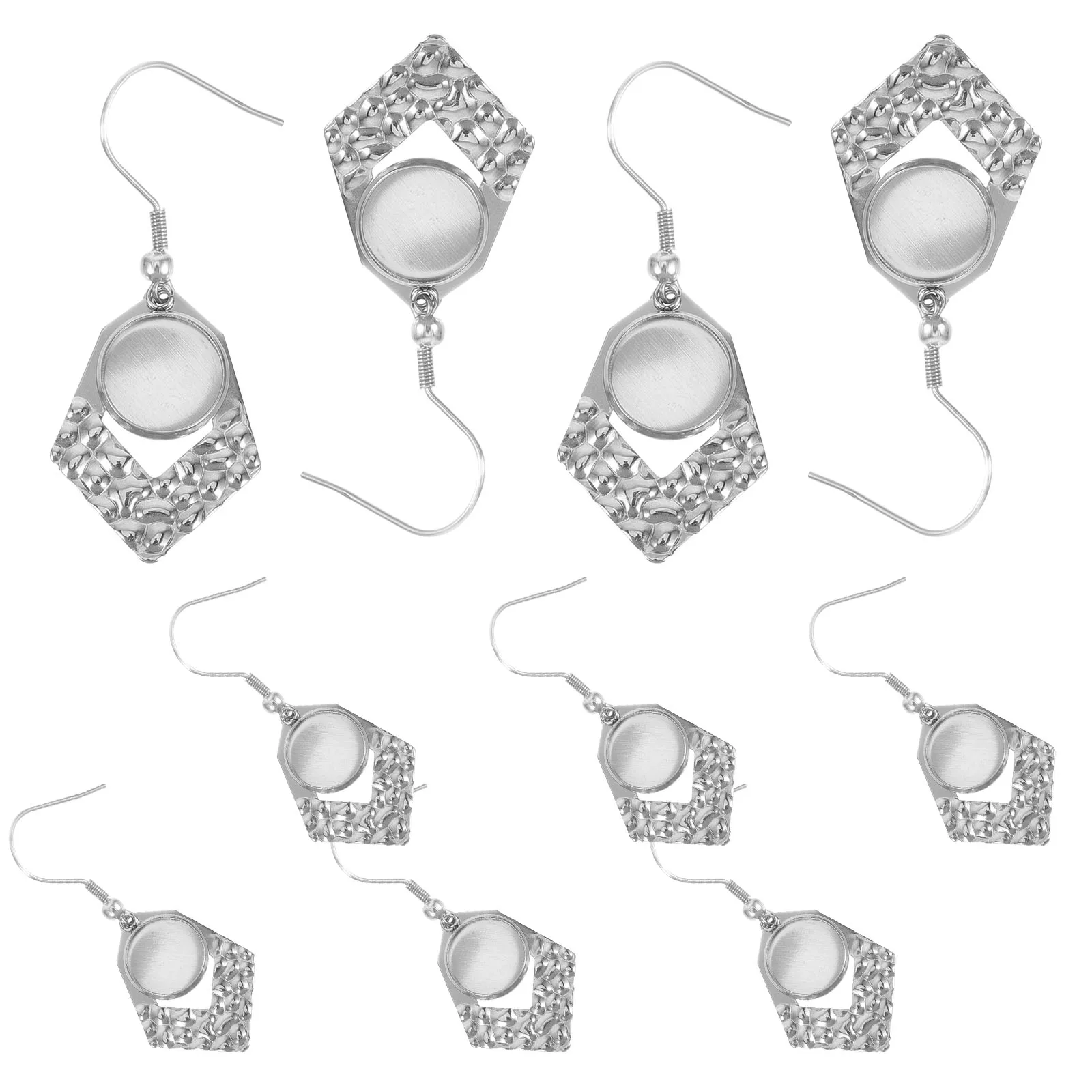 10 Pcs Earring Hooks Bezel Stainless Steel Jewelry Making Blank Parts Lightweight Replacement Trays Pendents
10 Pcs Earring Hooks Bezel Stainless Steel Jewelry Making Blank Parts Lightweight Replacement Trays Pendents