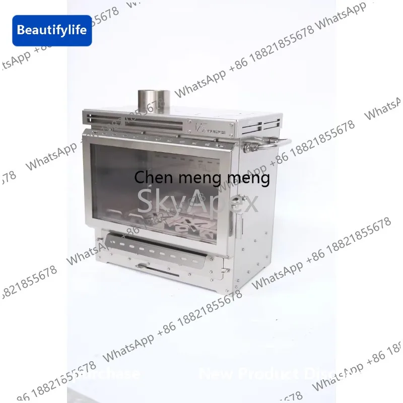 a56 Durable Stainless Steel Outdoor Wood Burning Stove - Portable Camping Barbecue Cookware with Tent Heating & Cooking Capabi
a56 Durable Stainless Steel Outdoor Wood Burning Stove - Portable Camping Barbecue Cookware with Tent Heating & Cooking Capabi