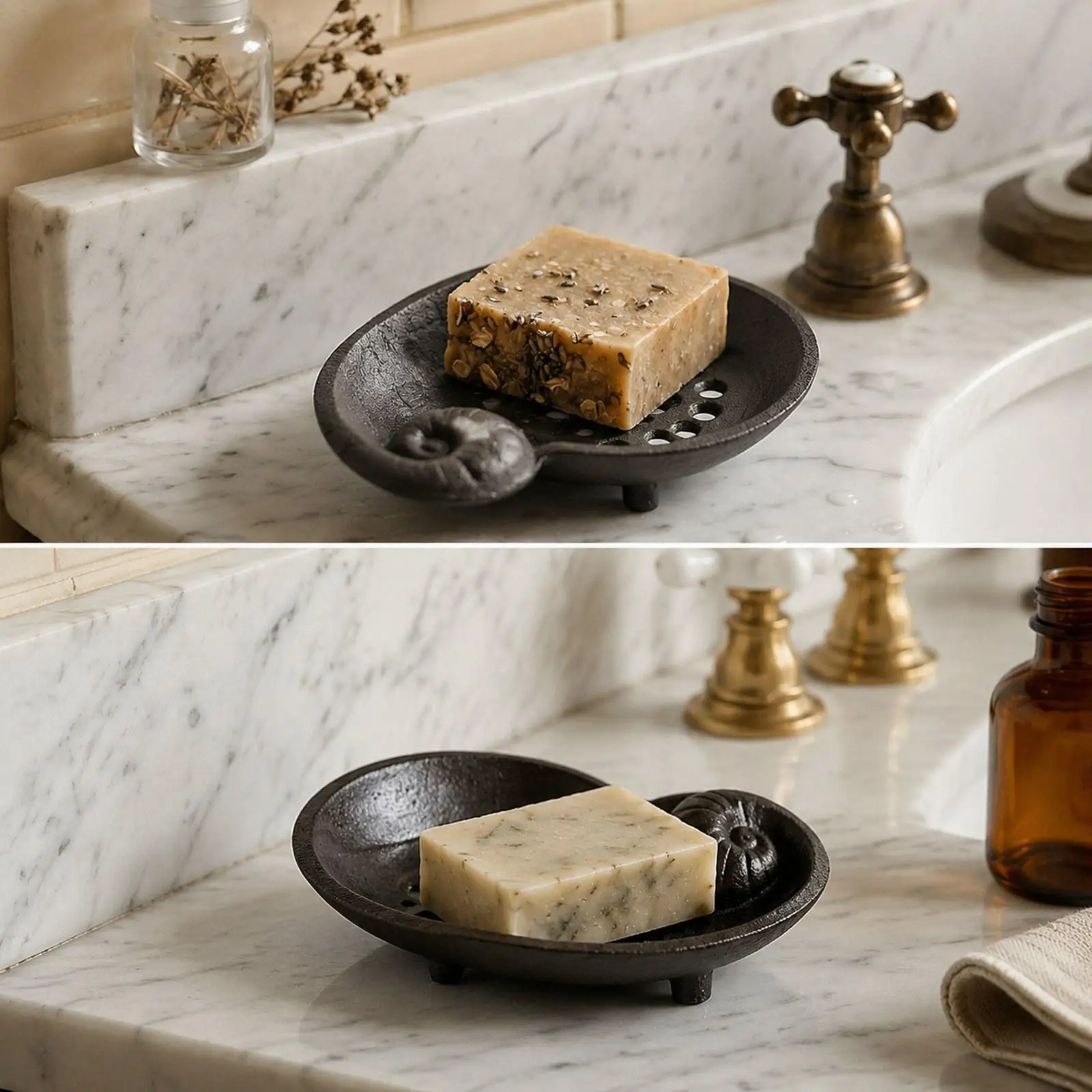 Antique Bathtub Soap Dish, Heavy Duty Drainable Soap Holder for Bathtub Sink Countertop
Antique Bathtub Soap Dish, Heavy Duty Drainable Soap Holder for Bathtub Sink Countertop