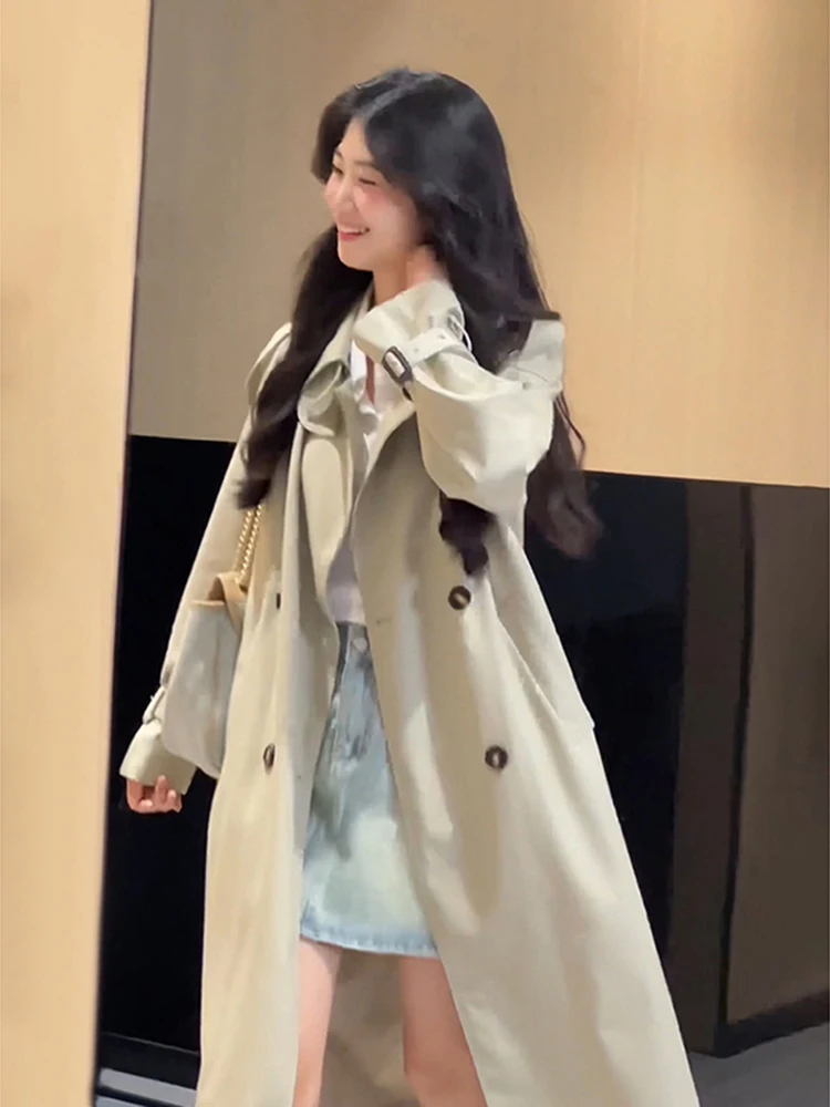 Мужское двубортное пальто цвета хаки, удлиненное, осеннее, в стиле Хепберн, корейский стиль, ветровка, молодежный тренд, полиэстер
Мужское двубортное пальто цвета хаки, удлиненное, осеннее, в стиле Хепберн, корейский стиль, ветровка, молодежный тренд, полиэстер