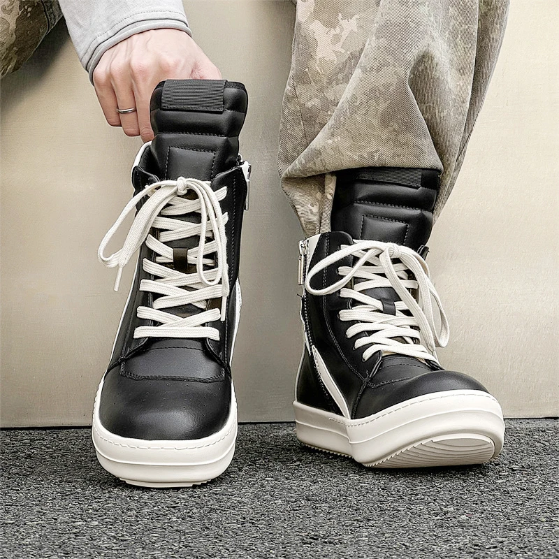 Classic High Top Men Women's Sports Sneakers Outdoor Height Increasing Hiking Boot Fitness Casual Walking Shoe Couple Ankle Boot
Classic High Top Men Women's Sports Sneakers Outdoor Height Increasing Hiking Boot Fitness Casual Walking Shoe Couple Ankle Boot