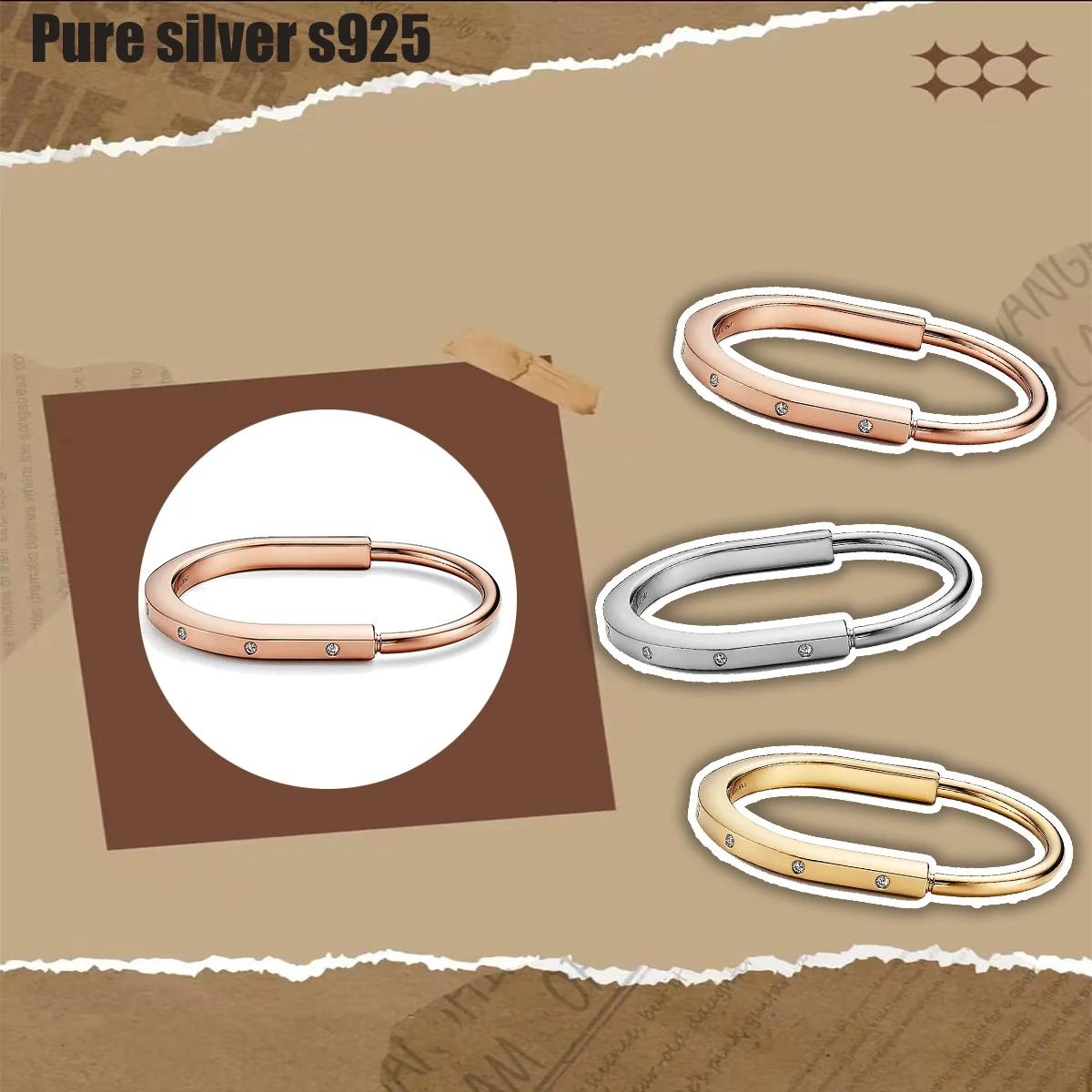 Pure silver s925 bracelet Popular, fashionable, personalized, high-end, charming and essential bracelet
Pure silver s925 bracelet Popular, fashionable, personalized, high-end, charming and essential bracelet