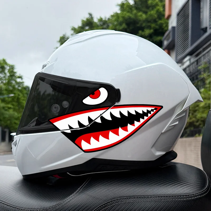 1 Pair Shark Mouth Teeth Eyes Waterproof Stickers Red Black White Vinyl Decals for Car Motorcycle Kayak Helmet Decor
1 Pair Shark Mouth Teeth Eyes Waterproof Stickers Red Black White Vinyl Decals for Car Motorcycle Kayak Helmet Decor