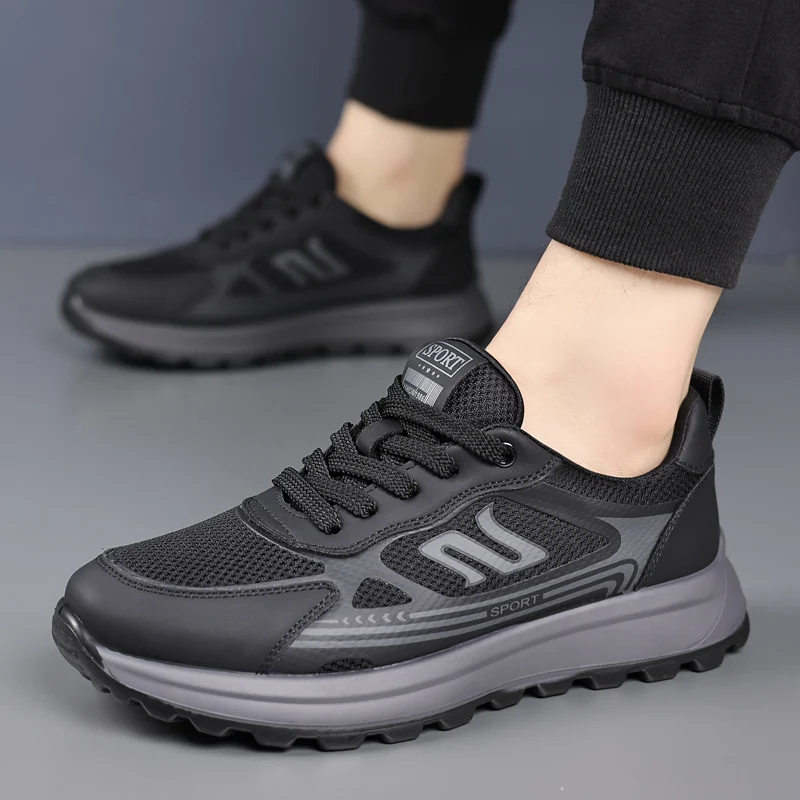 Men Breathable Mesh Sports Shoes Non-slip Rubber Sole Lightweight Outdoor Running & Walking Sneakers
Men Breathable Mesh Sports Shoes Non-slip Rubber Sole Lightweight Outdoor Running & Walking Sneakers