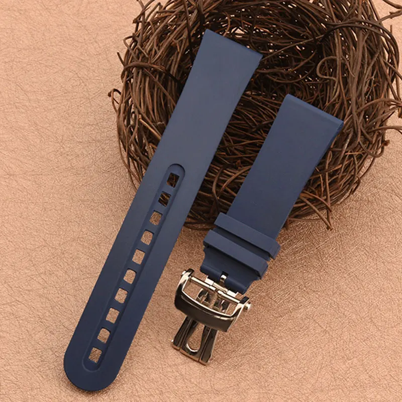 XIANERSHANG Luxury Original Folding Buckle Watch Band 23MM Rubber Strap Waterproof Sweatproof Silicone Belt Watch Accessories
XIANERSHANG Luxury Original Folding Buckle Watch Band 23MM Rubber Strap Waterproof Sweatproof Silicone Belt Watch Accessories