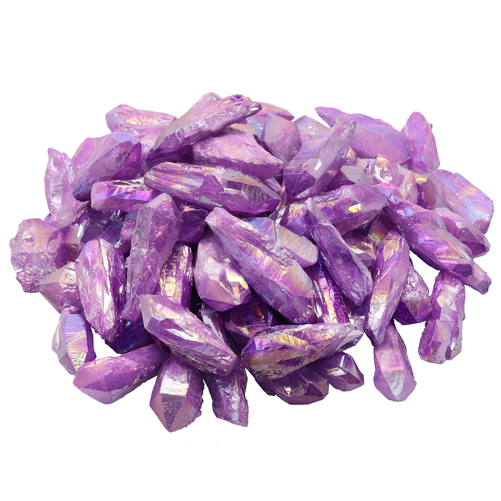 1 lb Irregular Titanium Coated Natural Rock Quartz Crystal Points Raw Crystals For Home Decoration DIY Stone Crafts
1 lb Irregular Titanium Coated Natural Rock Quartz Crystal Points Raw Crystals For Home Decoration DIY Stone Crafts
