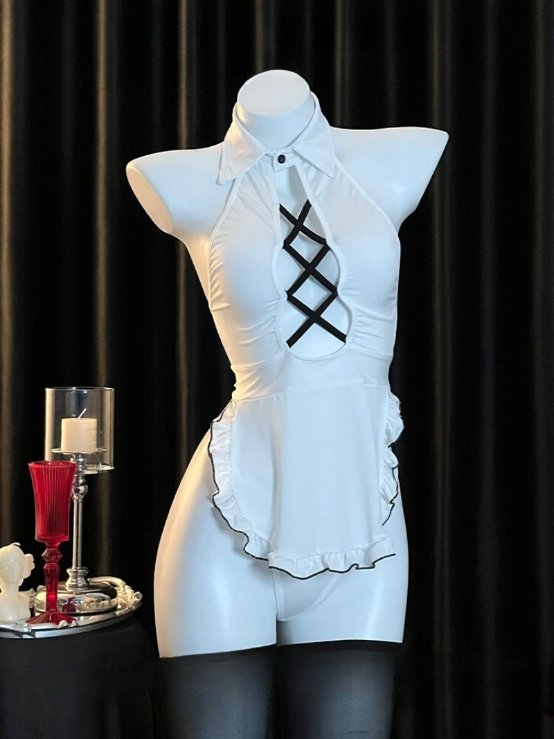 Maid Apron Roleplay Costume for Women,Sweet Pure Desire Lingerie,Oversized Hollow-Out Bow Set,Cute Seductive Cosplay Outfit
Maid Apron Roleplay Costume for Women,Sweet Pure Desire Lingerie,Oversized Hollow-Out Bow Set,Cute Seductive Cosplay Outfit