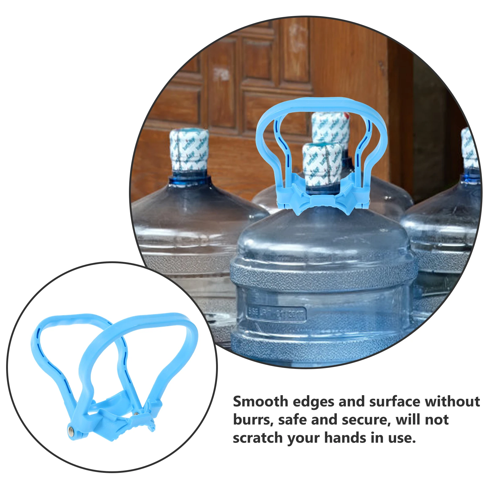 Water Lifter Handle Carrier Gallon Bucket Bottle Jug Handles Ergonomic Comfortable Lightweight Kitchen Facility Plastic Material
Water Lifter Handle Carrier Gallon Bucket Bottle Jug Handles Ergonomic Comfortable Lightweight Kitchen Facility Plastic Material