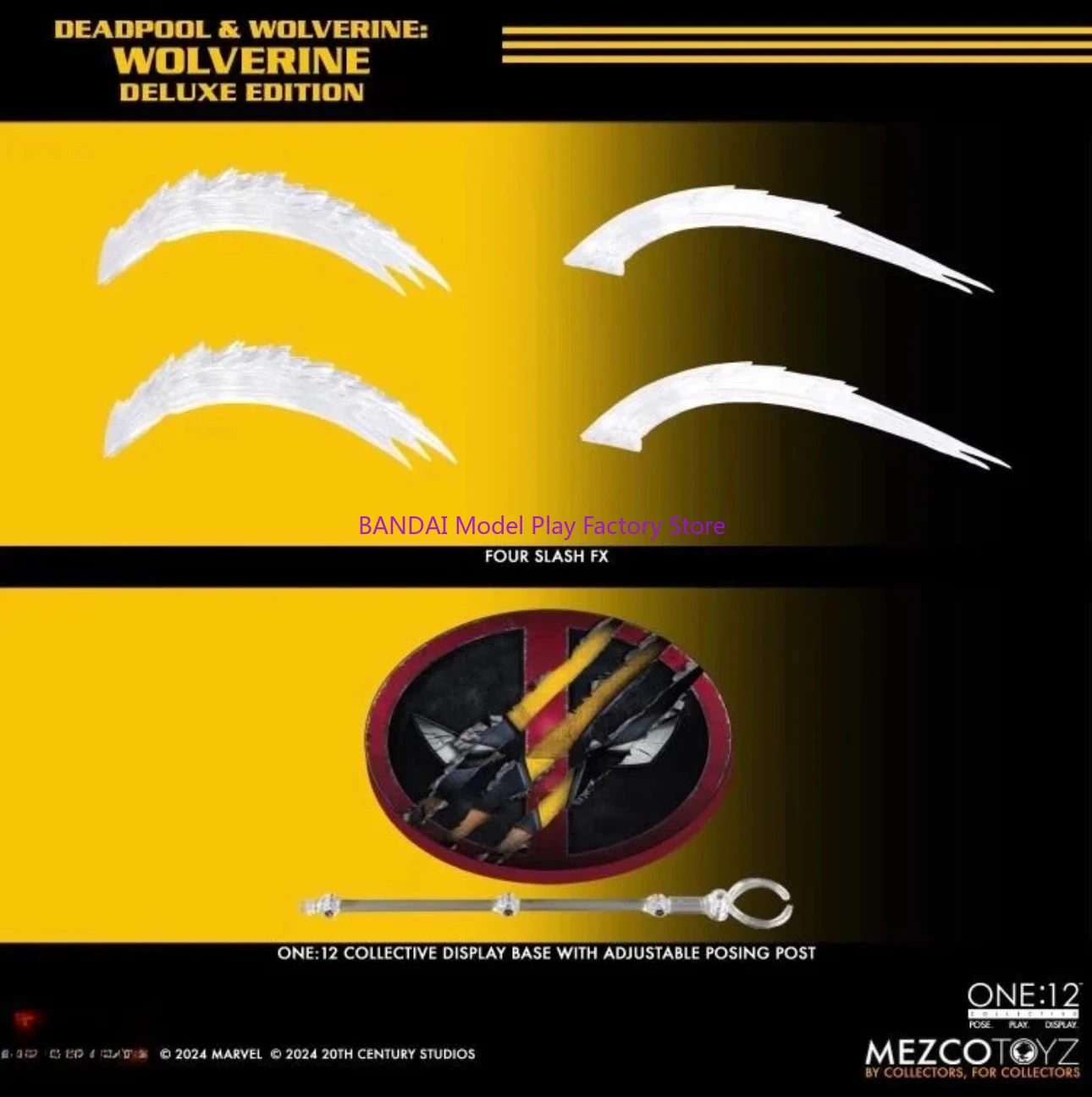 In stock now Mezco One:12 Deadpool and Wolverine Movie Version 6-inch Movable Doll Handicraft
In stock now Mezco One:12 Deadpool and Wolverine Movie Version 6-inch Movable Doll Handicraft