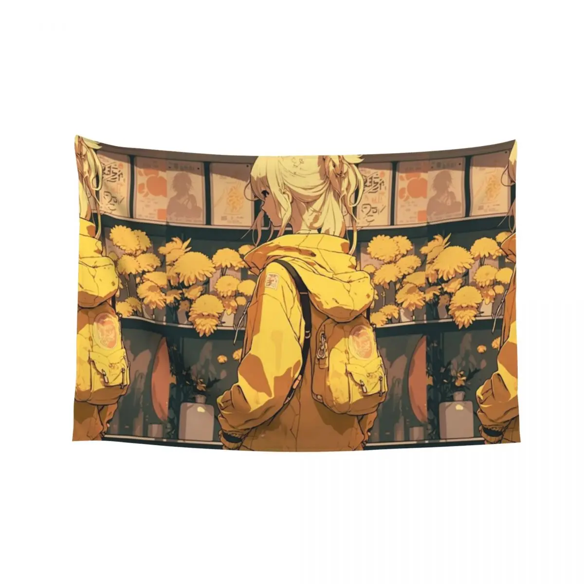 Japanese Aesthetic Anime of a Yellow Blossom World Tapestry Wall Deco Room Aesthetic Decor Home Tapestry
Japanese Aesthetic Anime of a Yellow Blossom World Tapestry Wall Deco Room Aesthetic Decor Home Tapestry