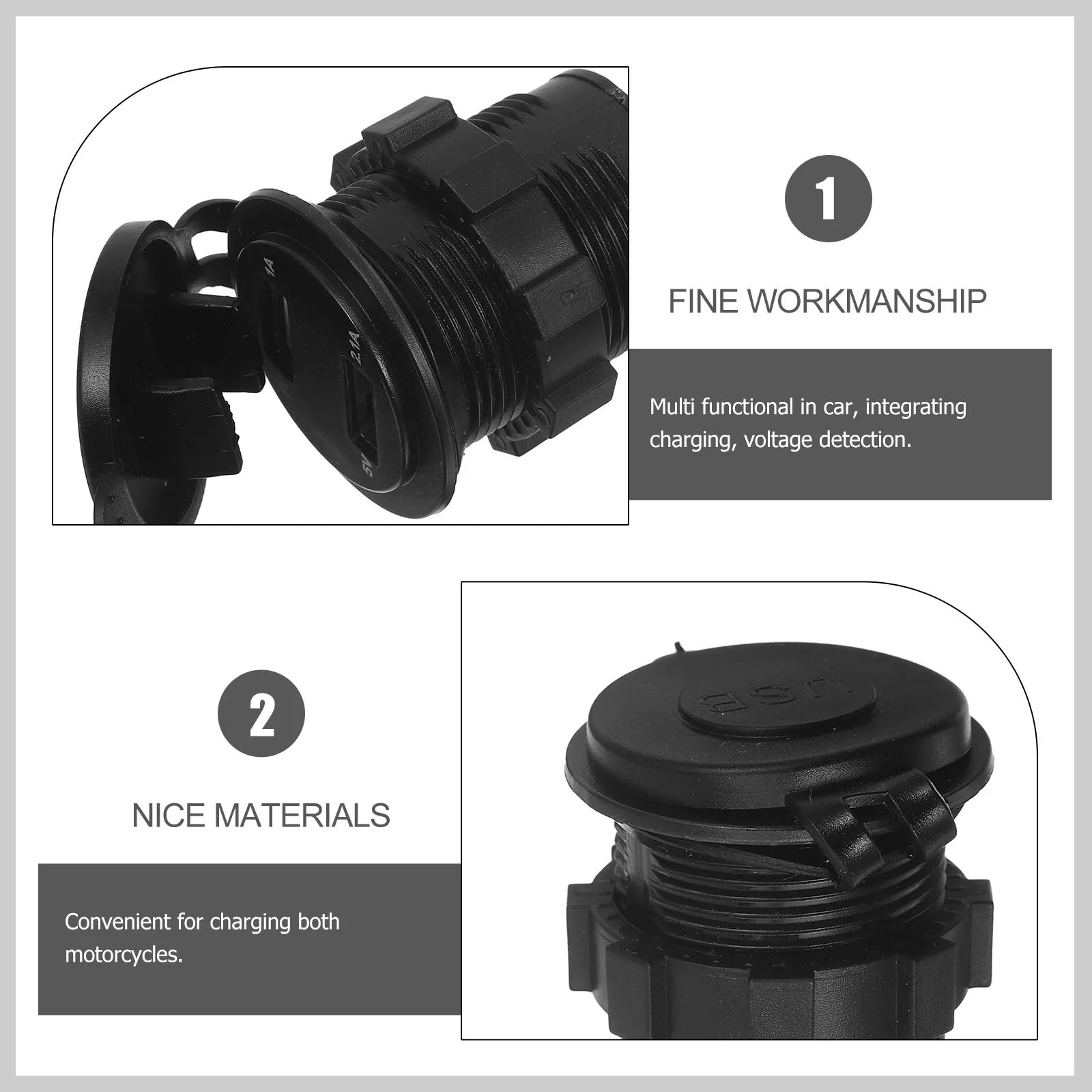 Dual USB Port Motorcycle Voltage Meter Motorbike Phone Tablet Powerful Charging Device Motorcycle USB Port 
Dual USB Port Motorcycle Voltage Meter Motorbike Phone Tablet Powerful Charging Device Motorcycle USB Port