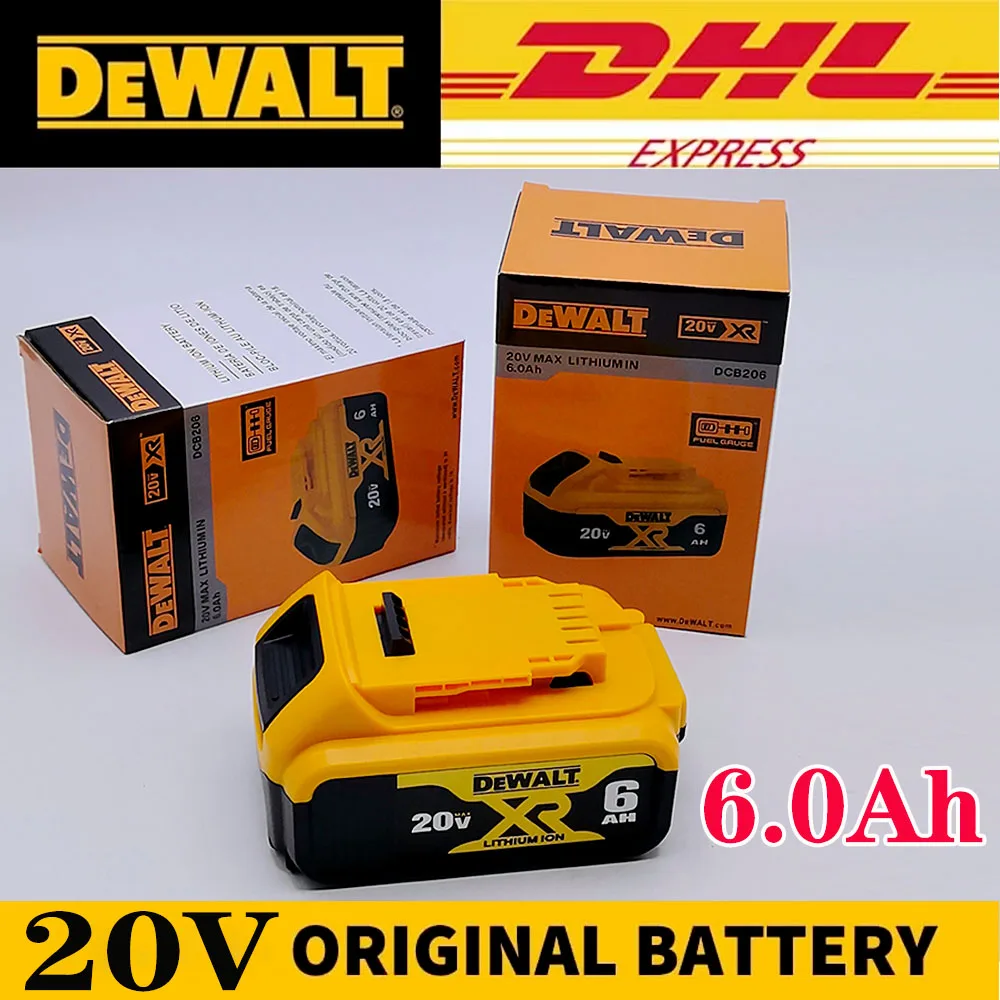 Original DeWalt 20V battery 6.0Ah. replaceable DCB606 DCB609 DCB184 DCB200 DCF845 DCF850 DCF911 DCD800 DCD805 Tools Battery
Original DeWalt 20V battery 6.0Ah. replaceable DCB606 DCB609 DCB184 DCB200 DCF845 DCF850 DCF911 DCD800 DCD805 Tools Battery