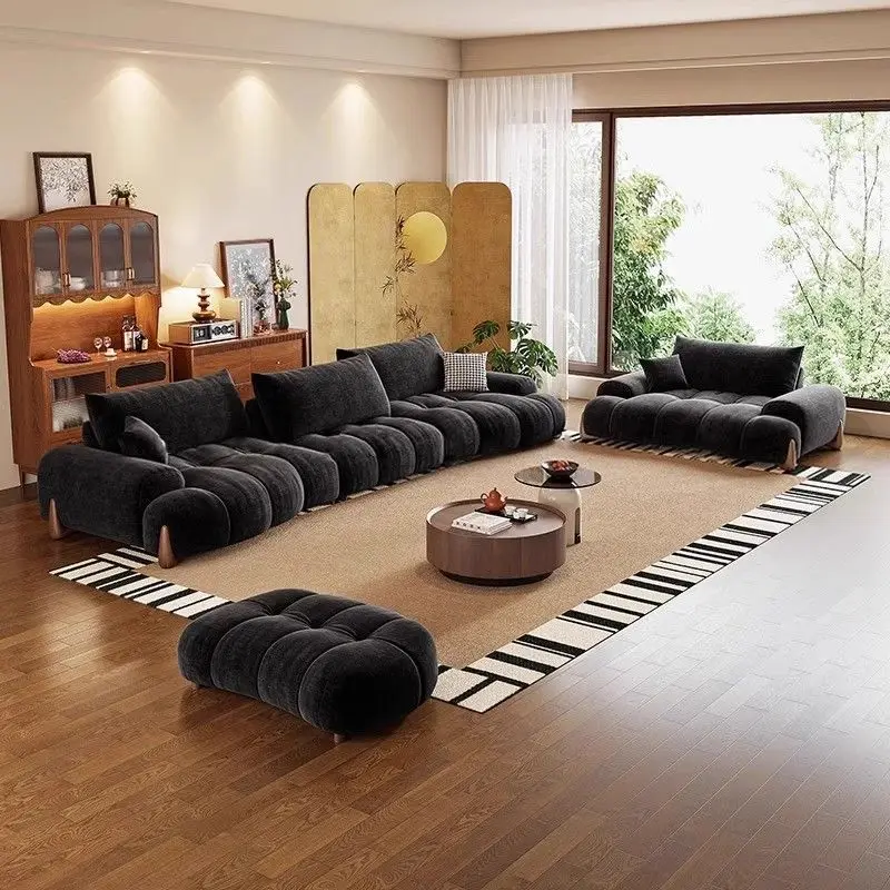 Galatia Italian minimalist chenille flannel sofa living room size apartment retro curved large sitting deep sofa
Galatia Italian minimalist chenille flannel sofa living room size apartment retro curved large sitting deep sofa