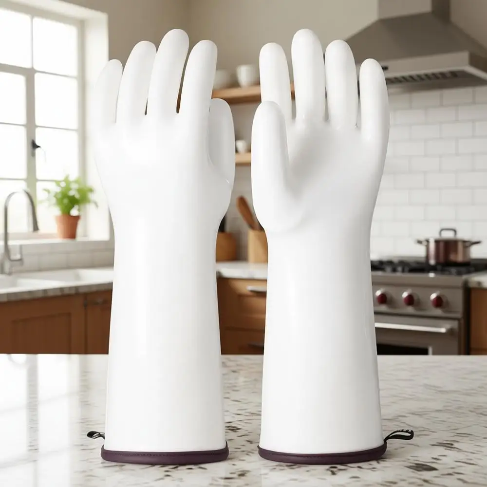 15 силиконовых термостойких прихваток для духовки, высококачественные, кораллового цвета, водонепроницаемые, удлиненные, среднего размера
15 силиконовых термостойких прихваток для духовки, высококачественные, кораллового цвета, водонепроницаемые, удлиненные, среднего размера