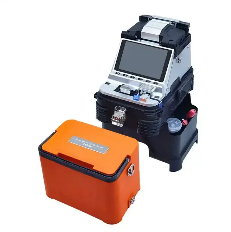 AI-10A FOURTH GENERATION OF OPTICAL FIBER FUSION SPLICER splicing machine with electric cleaver
AI-10A FOURTH GENERATION OF OPTICAL FIBER FUSION SPLICER splicing machine with electric cleaver